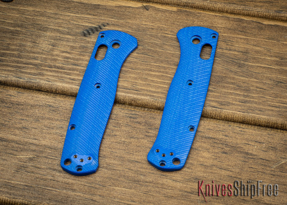 Custom Benchmade Bugout Scales - Blue G-10