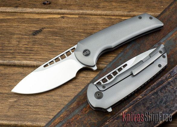 WE Knife: 911 Malice - Titanium Framelock - M390 Satin Blade