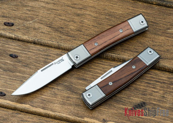 LionSteel: BestMan Pocket Knife - Bohler M390 - Santos Wood