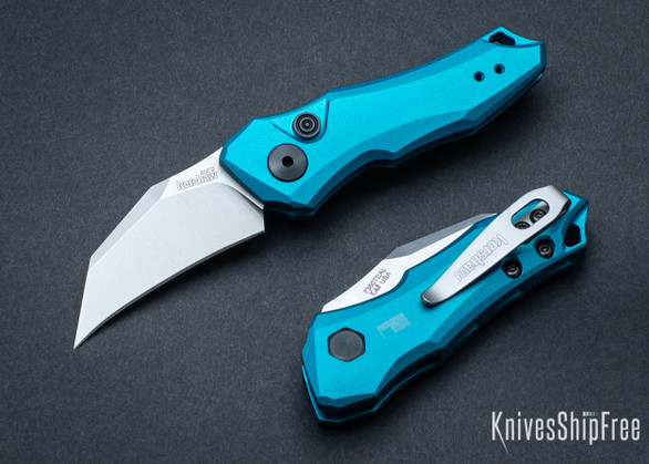 Kershaw Knives: Launch 10 - Teal - Stonewashed - 7350TEAL
