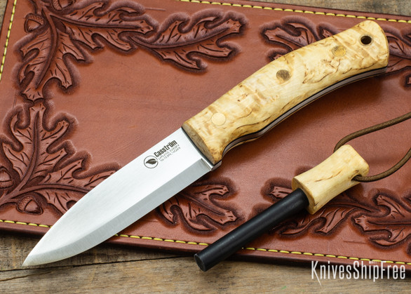 Casstrom: No.10 Swedish Forest Knife - Curly Birch w/ Firesteel - 03