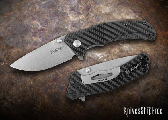 Kershaw Knives: Knockout - Carbon Fiber - M390 Super Steel - 1870CFM390