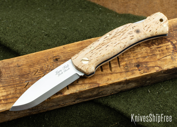 Casstrom: Lars Falt Scandi Lockback Folder - Curly Birch 76