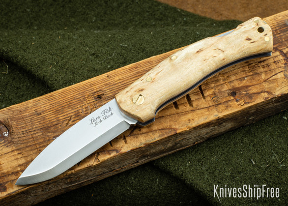 Casstrom: Lars Falt Scandi Lockback Folder - Curly Birch 94