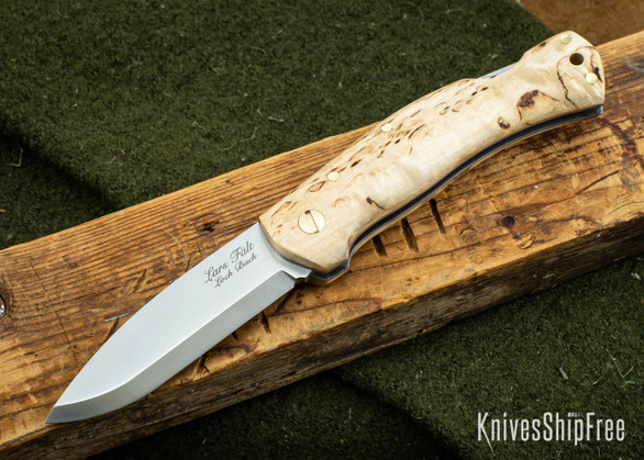 Casstrom: Lars Falt Scandi Lockback Folder - Curly Birch 98