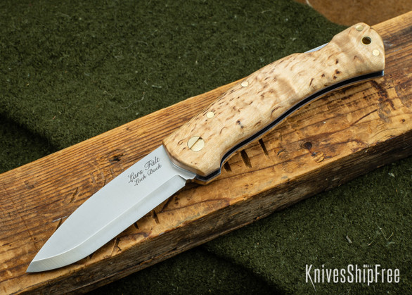 Casstrom: Lars Falt Scandi Lockback Folder - Curly Birch 107