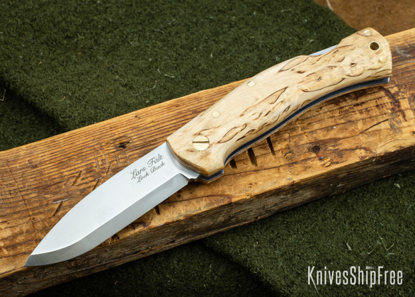 Casstrom: Lars Falt Scandi Lockback Folder - Curly Birch 110