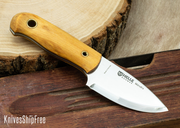 Helle Mandra - Les Stroud Design - 2.7" Compact Survival Knife - Curly Birch 21