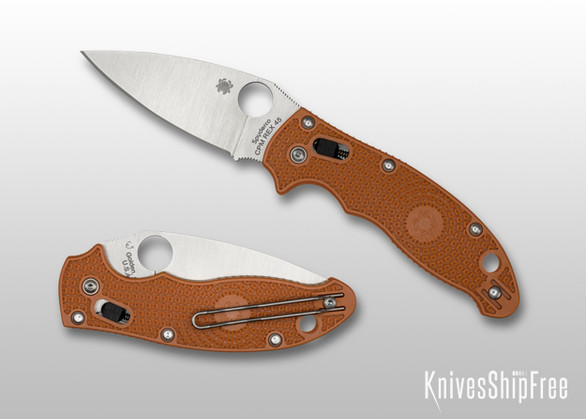 Spyderco: Manix 2 Lightweight Sprint Run - Burnt Orange FRN - REX 45 - C101PBORE2