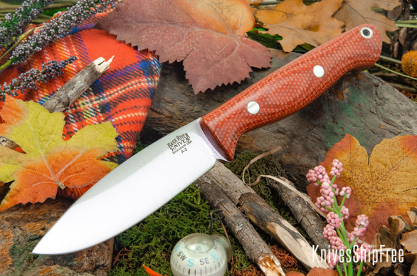 Bark River Knives: UP Gunny - Firedog Canvas Micarta