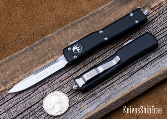 Microtech: UTX-70 - Auto OTF - Single Edge - Stonewashed STD Blade - 148-10