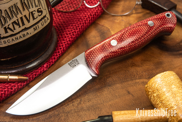 Bark River Knives: North Country EDC - CPM 154 - Firedog Canvas Micarta