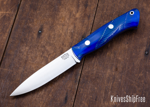 Bark River Knives: Aurora - CPM 3V - Blue Cyclone Mesh - Blue Liners #2