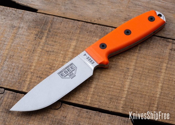 ESEE Knives: ESEE-4 - S35VN - Orange G-10