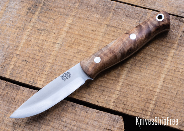 Bark River Knives: Ultralite Bushcrafter - CPM 3V - Natural Maple Burl