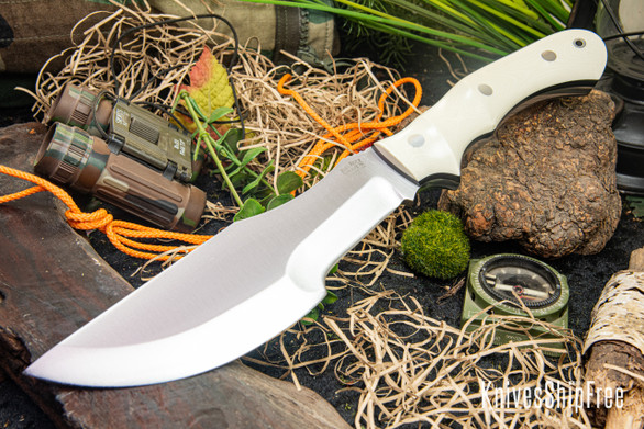 Bark River Knives: Trakker - Ivory G-10