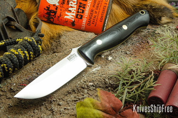 Bark River Knives: Gunny - CPM 3V - Black G-10 L.E.