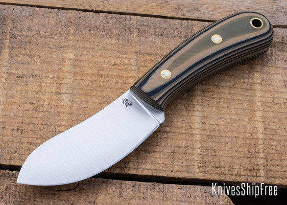L.T. Wright Knives: Camp M.U.K - Camo G-10 - CPM-3V - Flat Ground - Matte