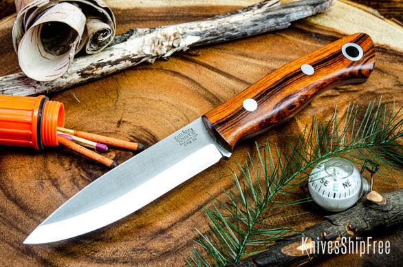 Bark River Knives: Aurora Scandi 3V - Desert Ironwood #1