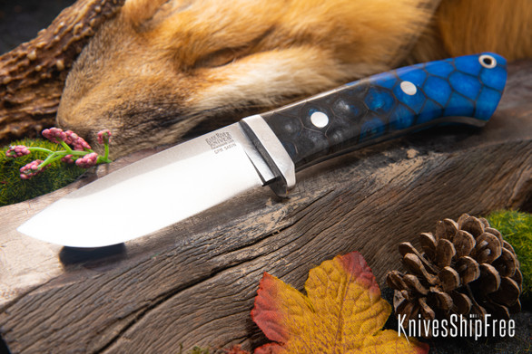 Bark River Knives: Classic Drop Point Hunter - CPM S45VN - Arctic Dragon Scale