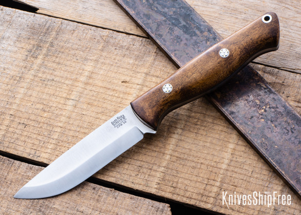  Peak - BARK バークリバー GUNNY SCANDI CPM-3V Bark River Gunny Scandi CPM 3V, Green Canvas Micarta, brown