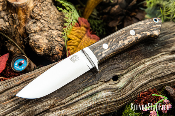 Bark River Knives: Bobcat Hunter - CPM 154 - Bog Oak #4