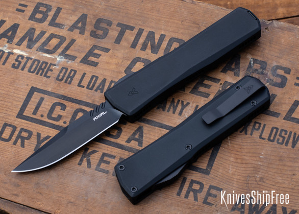 Axial: Shift - OTF Auto - OD Green Anodized Aluminum - CPM-20CV - Black DLC