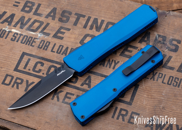 Axial: Shift - OTF Auto - Blue Anodized Aluminum - CPM-20CV - Black DLC 