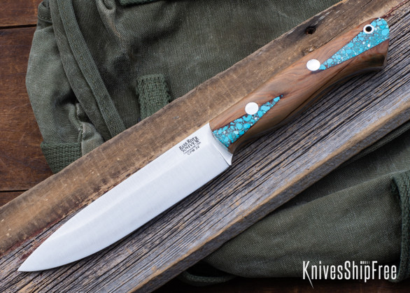 Bark River Knives: Aurora II - CPM 3V - Red Texas Fencepost