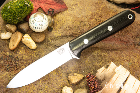 Bark River Knives: Mini Kephart - CPM 3V - Black G-10