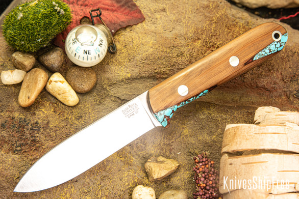 Bark River Knives: Mini Kephart - CPM 3V - Red Texas Fencepost