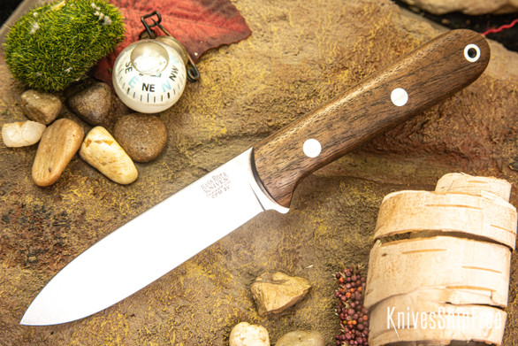 Bark River Knives: Mini Kephart - CPM 3V - Walnut Burl #1