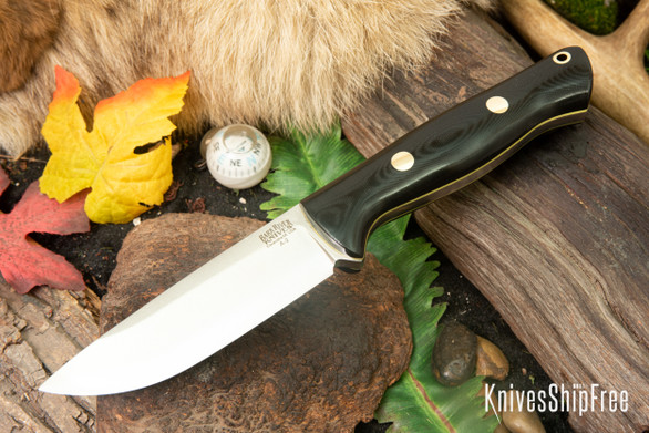 Bark River Knives: Bravo 1 - Rampless - Black G-10 L.E.