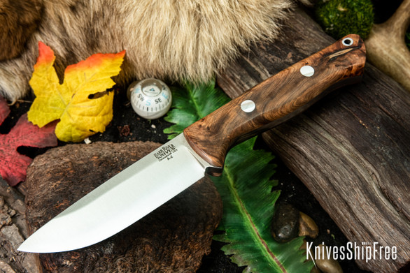 Bark River Knives: Bravo 1 - Rampless - Thuya Burl #2