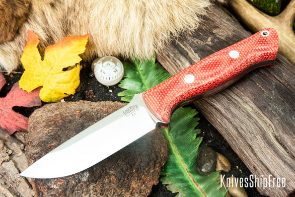 Bark River Knives: Bravo 1 - Firedog Canvas Micarta