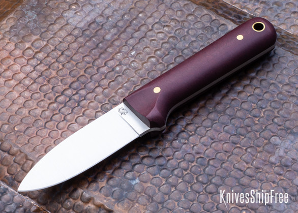 L.T. Wright Knives: Next Gen - Double Red Micarta - Matte - MagnaCut - Flat Ground