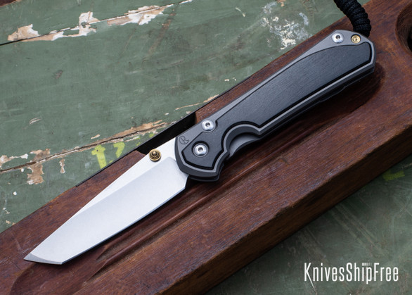 Chris Reeve Knives: Large Sebenza 31 - Bog Oak Inlay - CPM MagnaCut - Tanto - CR24GI209