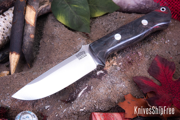 Bark River Knives: Bravo 1 - CPM CruWear - Hellfire Maple Burl #1