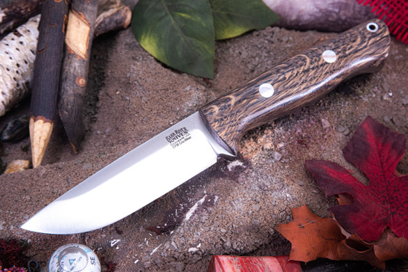 Bark River Knives: Bravo 1 - CPM CruWear - Rampless - Bog Oak #2