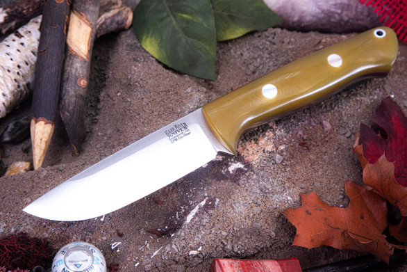 Bark River Knives: Bravo 1 - CPM CruWear - Rampless - Lager G-10