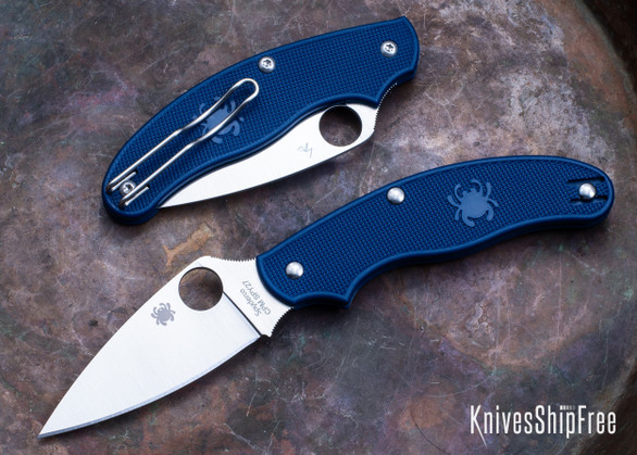 Spyderco: UK Penknife - Cobalt Blue FRN - CPM-SPY27 - Plain Edge - C94PCBL