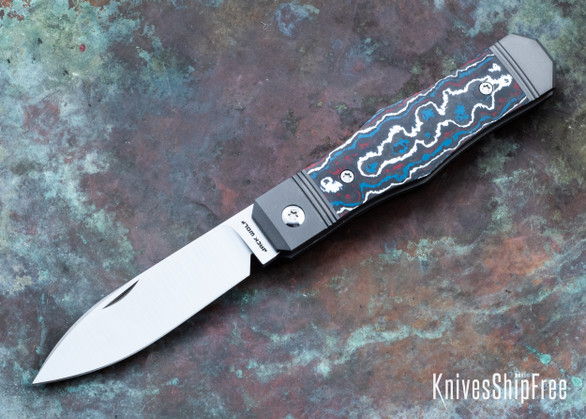 Jack Wolf Knives: Vampire Jack - CPM-S90V - Nebula Fat Carbon