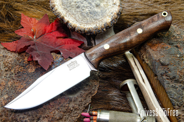 Bark River Knives: Gunny Sidekick - CPM MagnaCut - American Walnut - Brass Pins #2