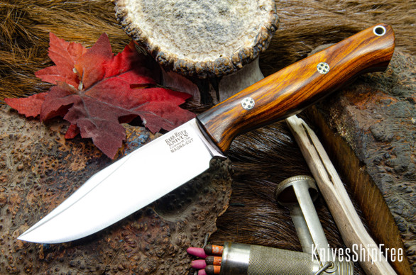 Bark River Knives: Gunny Sidekick - CPM MagnaCut - Desert Ironwood - Mosaic Pins #2