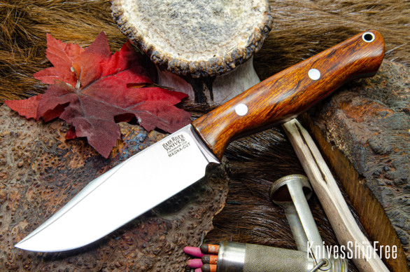 Bark River Knives: Gunny Sidekick - CPM MagnaCut - Desert Ironwood - Red Liners #7