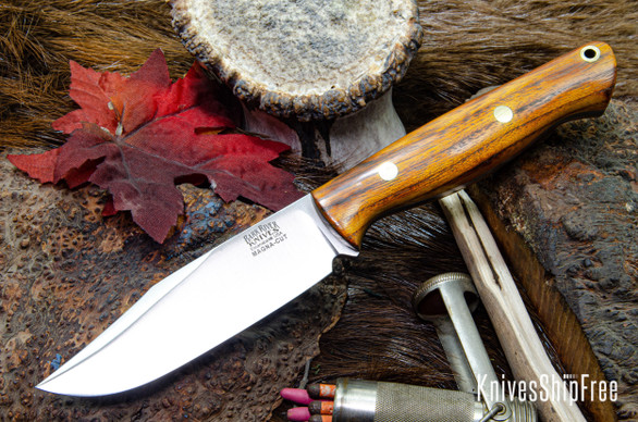 Bark River Knives: Gunny Sidekick - CPM MagnaCut - Osage Orange - Brass Pins #2