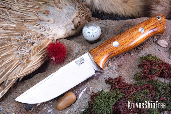 Bark River Knives: Bravo 1 LT - CPM 3V - Desert Ironwood Swedge - Rampless