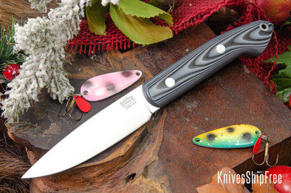Bark River Knives: Bird & Trout - CPM 154 - Midnite Tiger G-10