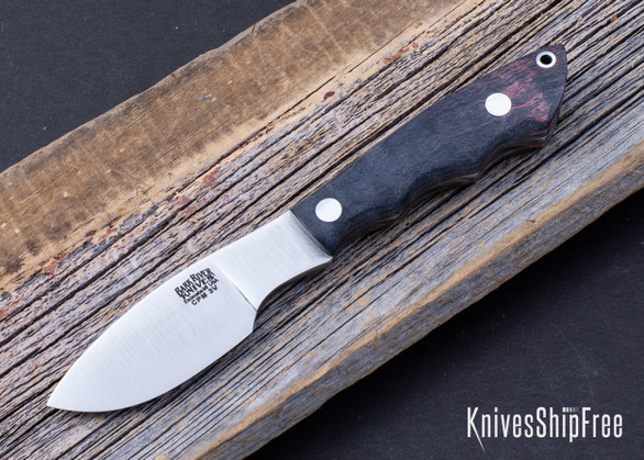 Bark River Knives: Mini Canadian - CPM-3V - Onyx Tigertail Maple Burl