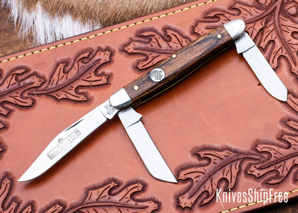 Queen Cutlery: #9 - Large Stockman - D2 Steel - American Walnut - Three Blade